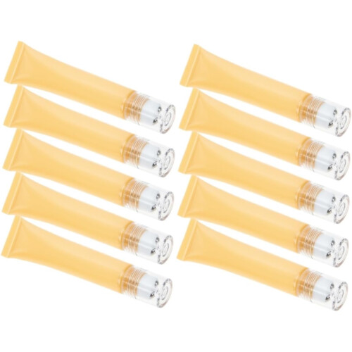10pcs Refillable Eye Tubes Empty Cosmetic Applicator for Travel