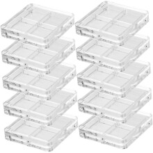 10 leere Lidschatten-Verpackungsboxen zum Selbermachen, Lidschatten-Organizer, Unterverpackung