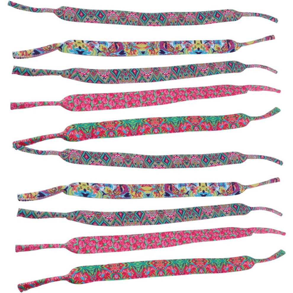 Hkhbjs 10Pcs Neoprene Eyeglasses Strap For Glasses Holder With Assorted Colors