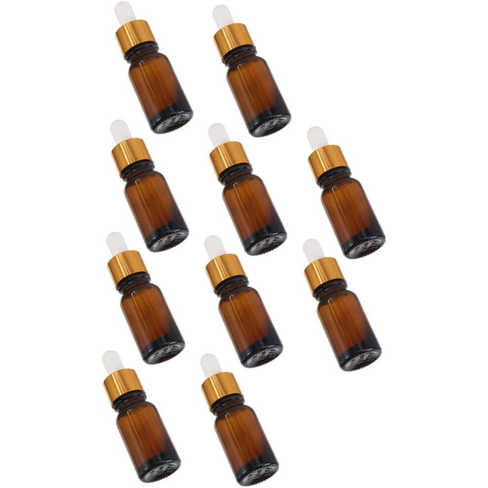 Hkhbjs 10Pcs Essential Oil Bottle Dropper Bottles Frosted Empty Cosmetic Oil Container For Perfume Making