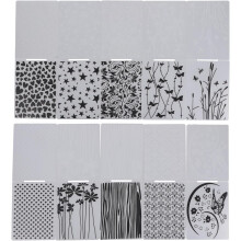 10-teiliges Set aus Kunststoff-Prägeschablonen zum Selbermachen, ideal für Scrapbooking, Basteln und Kartenherstellung