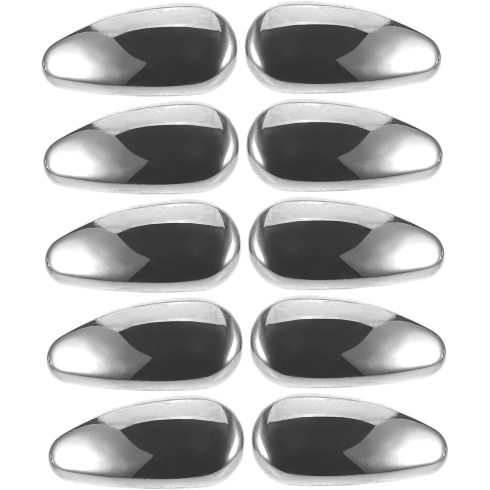 Hkhbjs 5Pairs Ceramic Nose Pads For Glasses Eyeglass Nose Bridge Pads Soft Push Support