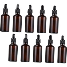 10pcs garrafas de armazenamento recarregáveis garrafas de gota vidro 2.83X0.86X0.86Inch