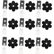10er-Set windfeste Clips für Gartenbanner, Gummi-Gartenfahnenstopper, Bannerbefestigungsclips