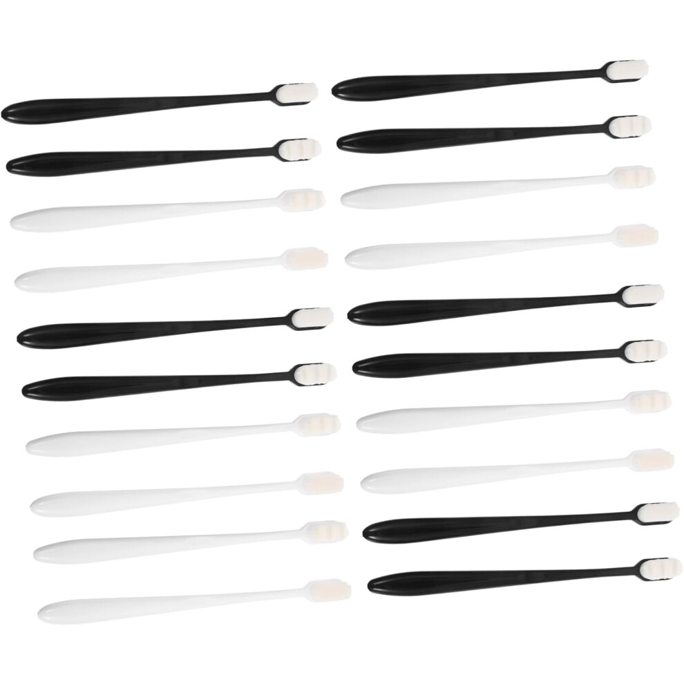 Hkhbjs 20Pcs Soft Bristle Toothbrush For Sensitive Gums Compact Tube Storage Gentle Plaque Removal And Gum Massage