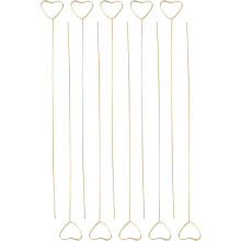 10 Stück Metall-Blumenkartenclips, Kartenhalter für Hochzeitssträuße und DIY-Blumen-Notizhalter