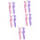 10pcs Silicone Eyeliner Stencils for Makeup Eyeliner Stencil Lipstick Wearing Aids Multi-function Tool 1