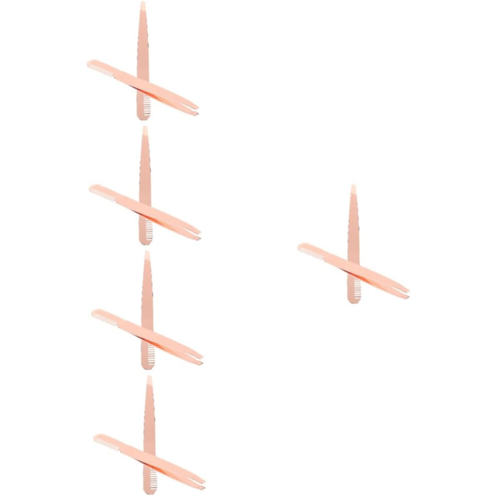 Hkhbjs Gold 10Pcs Eyebrow Tweezers For Women Precision Eyebrow Tools Comb