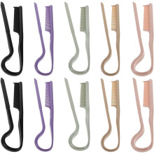10er-Pack Haarglättungskämme, V-förmig, Reisekämme für Damen, für Zuhause und unterwegs