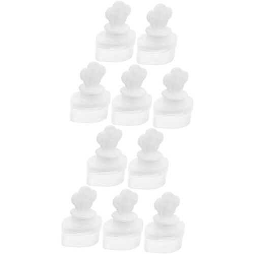Lot de 10 bouchons de rechange étanches pour bouillottes