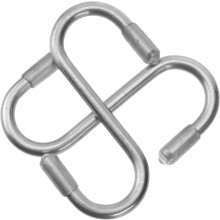 10 Stück Edelstahl-S-Haken mit 5,0 mm dickem Metall, glatter Oberfläche und robustem Design für die Küche