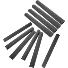 10pcs Black Pe Foam Pipe Insulation Sleeves for Energy Efficiency and Easy Installation