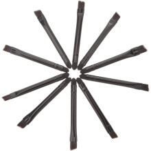 10 Stück doppelseitige Lidschattenpinsel-Make-up-Schwämme