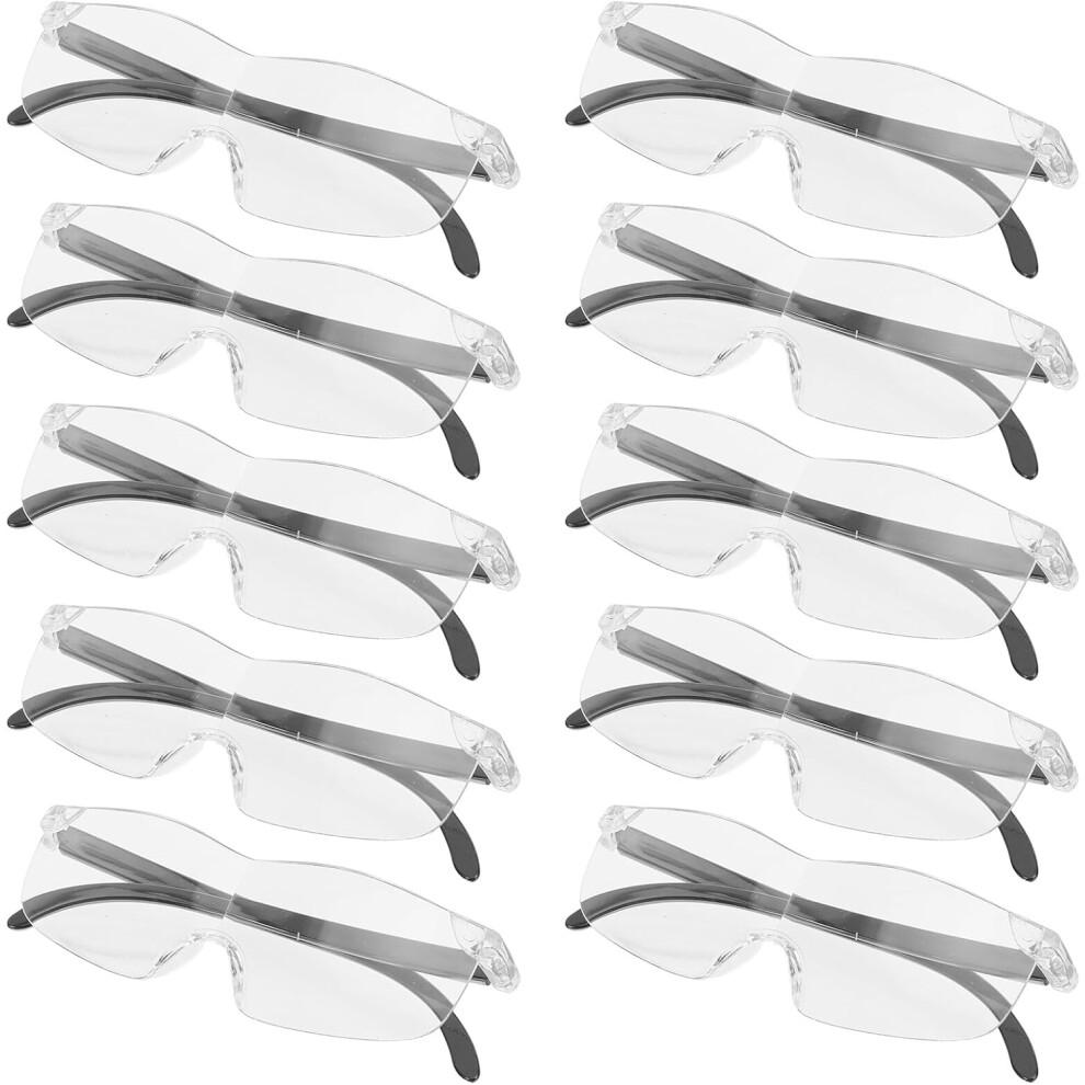 Hkhbjs 10Pcs Head-Mounted Magnifying For Senior Reading Close Work Magnifier Lightweight Frame