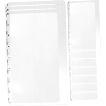 Lot de 10 marque-pages loupe pour la lecture, légers et magnétiques, accessoires de lecture pour seniors
