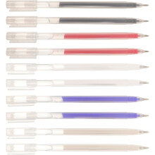 10pcs High Temp Fade Marker Pen for Leather and Textiles, Safe for Delicate Fabrics with Fine Tip