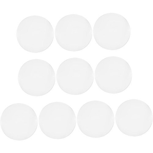 10pcs 50mm Convex Optical Glass Lenses for Physics Experiment Teaching Science Demonstration Tools