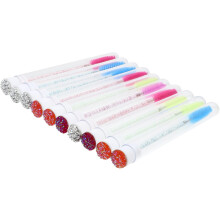 10 tubes de mascara vides, brosse et applicateur pour extensions de cils, organisateur cosmétique DIY