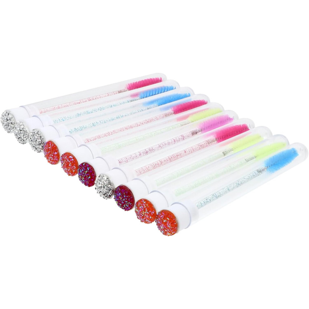 Hkhbjs 10Pcs Empty Mascara Tube Eyelash Extension Brush And Wand Diy Cosmetic Organizer F
