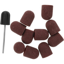 Brocas de repuesto para taladro de manicura y pedicura, ideales para pulir uñas.