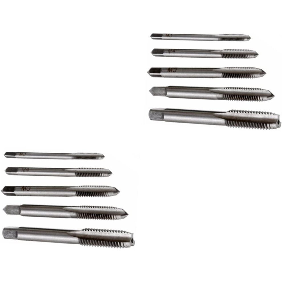 10Pcs Hss Spiral Point Machine Screw Thread Metric Plug Tap Screw Tap For Hand Tools 5455468313516