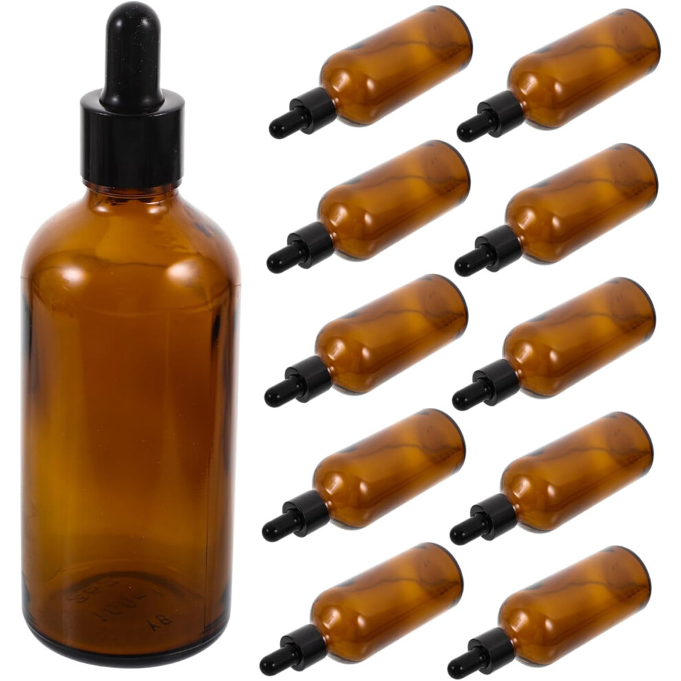 Hkhbjs 10Pcs Empty Makeup Containers Subpackage Bottles Refillable Essential Oil Containers Cosmetics Glass Bottles