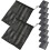 Lot de 10 sacs à linge en filet de polyester avec cordon de serrage, multifonctionnels, noirs. 1