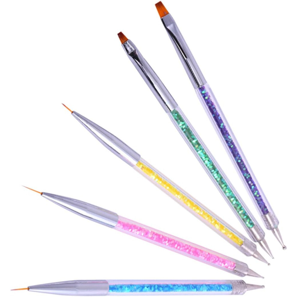 Hkhbjs 10Pcs Nail Dotting Pen Nail Art Dual-Ended Drawing Pen For Uv Gel Manicure For And Supplies