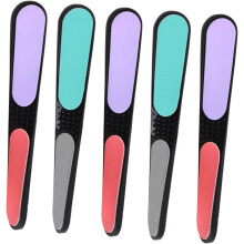 10 stuks vierzijdige nagelvijlen voor nail art en manicure. Veilig polijstgereedschap voor natuurlijke en kunstnagels. Veelzijdig slijpen.