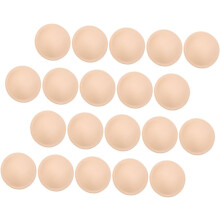 10 pares redondo macio esporte almofada insere removível lavavel esponja suporte almofadas para bikini tops trajes de banho ioga fitness