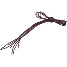Runde, gewachste Schnürsenkel, 10 Paar, dünne Schnürsenkelkordel, dunkelbraun, für elegante Schuhe und Chukka-Schuhe, Freizeitschuhe
