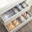 Set organizer per biancheria intima - organizer pieghevole per cassetti da donna 2
