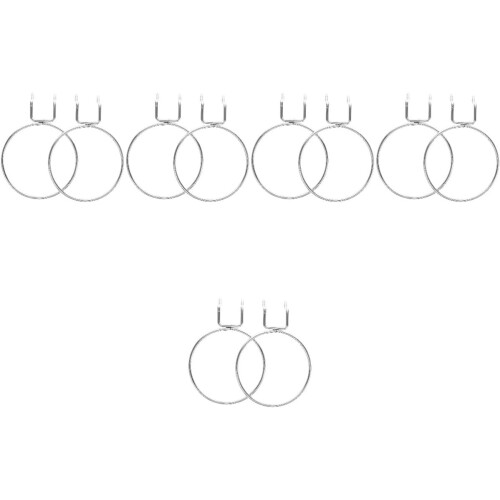10 τεμάχια Peg Board Hook Pegboard Ring Hook Pegboard Organizer Wall για είδη πλυντηρίου βαρέως τύπου