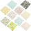 10 Stück Oster-Patchwork-Baumwollstoffbögen 25x25cm DIY-Quiltstoff 1