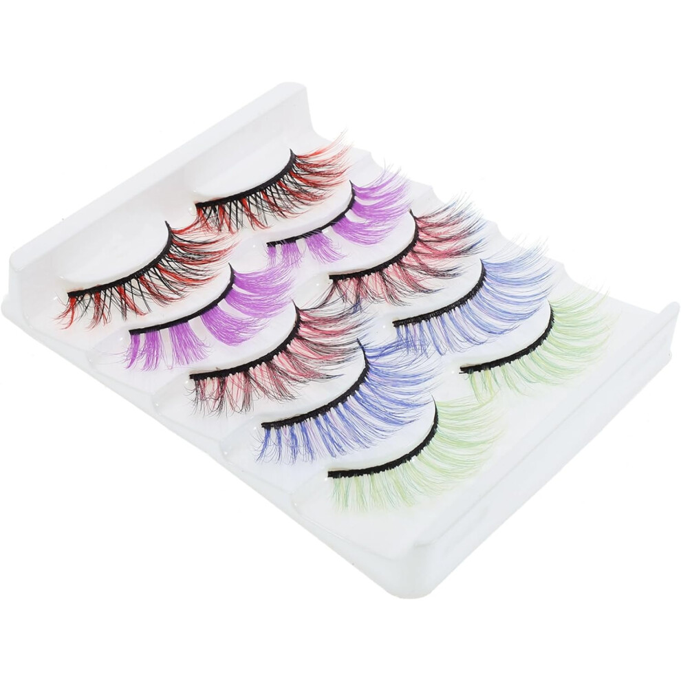 Hkhbjs 10Pairs Fake Realistic Eyelashes Diy Grafting Eyelashes For Women For Girls