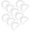 10pcs Protractors Bulk for Classroom Plastic Portable Measuring Ruler Half Circle Math Angle Tool 1