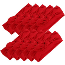 10pcs Bunny Ear Headbands for Girls Boys and Girls Stretchy Hair Bands Cute Rabbits Ears Cosplay Dress up Headwear Birthday Hair Accessories