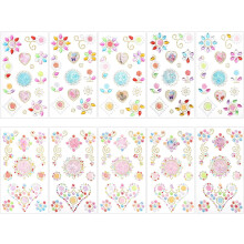 10 Stück Kristall-Diamant-Aufkleber DIY-Bastelbedarf für Handyhüllen, Scrapbooking, Strass-Aufkleber, Kunst-Bastelbedarf