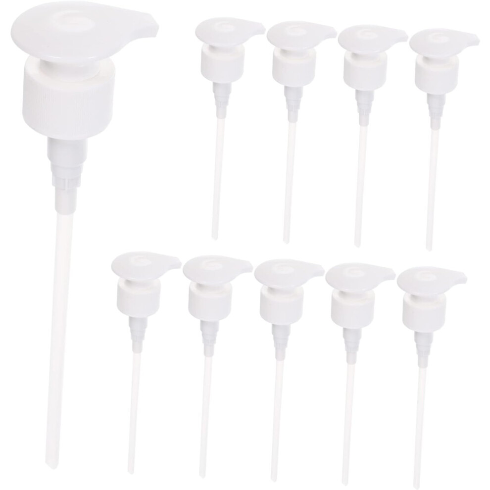 Hkhbjs 10Pcs Bathroom Soap Dispenser Pump Replacement Shampoo Pump Head For Liquid Container And Easy To Use