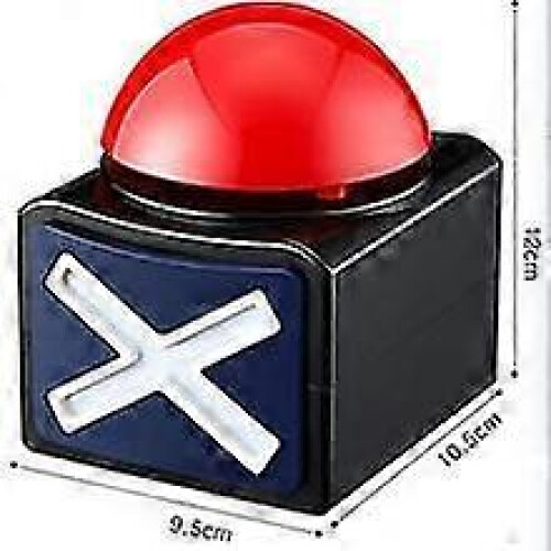 Buzzer con suono e illuminazione a LED, ideale per serate di giochi e quiz. 2
