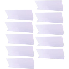 10 séparateurs d'étagères en acrylique de forme particulière, cloisons de classification pour supermarché, séparateurs de marchandises
