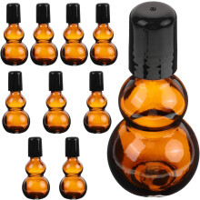 10pcs Empty Bottle Perfume Bottle Essential Oil Glass Aroma for Travel Aromatherapy