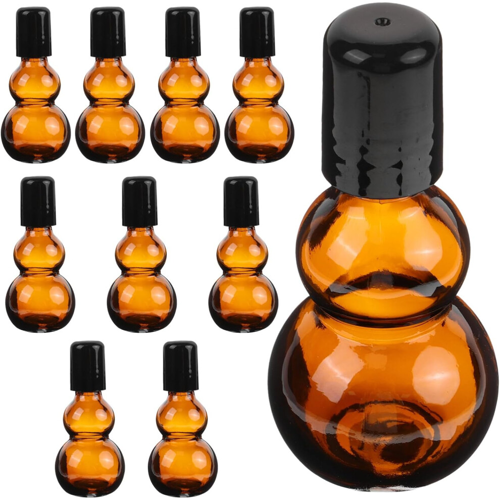 Hkhbjs 10Pcs Empty Bottle Perfume Bottle Essential Oil Glass Aroma For Travel Aromatherapy
