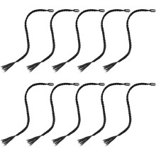 10 Stück Clip-in-Haarverlängerungen aus Synthetik für Boxing Braids, geflochtener Pony und Pferdeschwanz für Damen, ideal für den Alltag