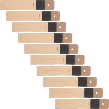 Lot de 10 blocs taille-crayons en papier de verre avec gomme éponge pour crayons à dessin et pastels