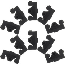 Lot de 10 protections d'angle triangulaires en silicone anti-rayures pour plateau de friteuse à air chaud