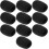 10pcs Lapel Headset Microphone Guard Protection Lightweight Sponge Covers Backup Replacements Soft Microphone 1