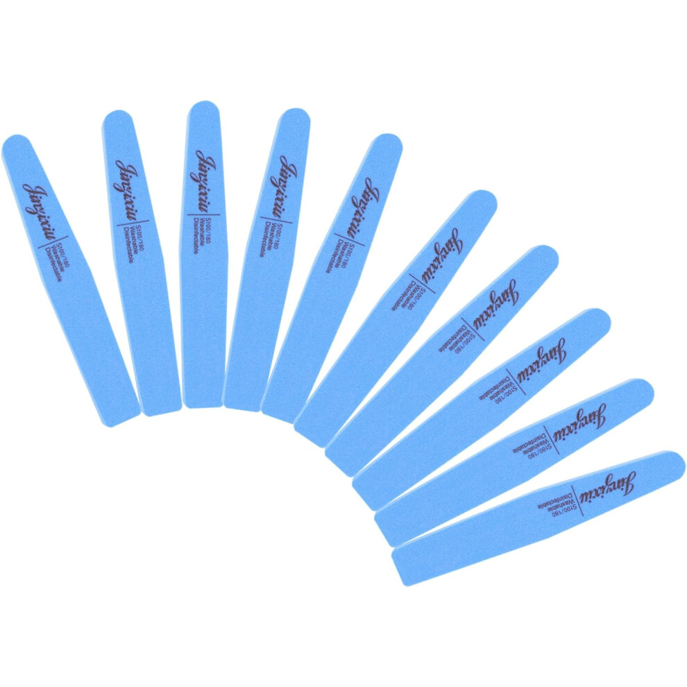 Hkhbjs 10Pcs Nail Strips Block Nail File For Manicure Polishing Buffer Grit Files For Buffing And Sanding Manicure