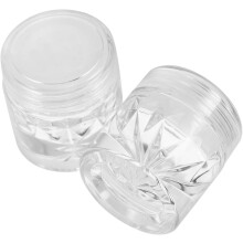 10 leere Puderfläschchen zur Aufbewahrung von losem Puder (Make-up-Unterverpackung)