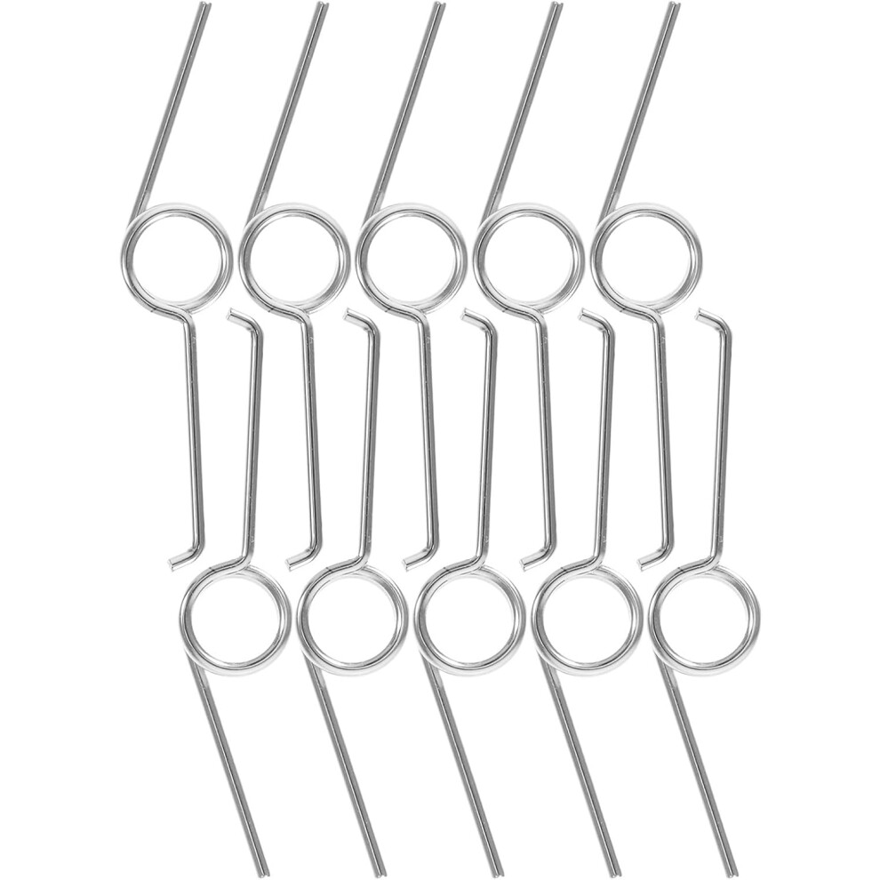 10Pcs Wire Torsional Springs Replacement For Trash Can Lid Mechanism Mechanical Compression Springs 5455468315787